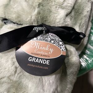 Minky Couture Grande Designer Blanket - malachite